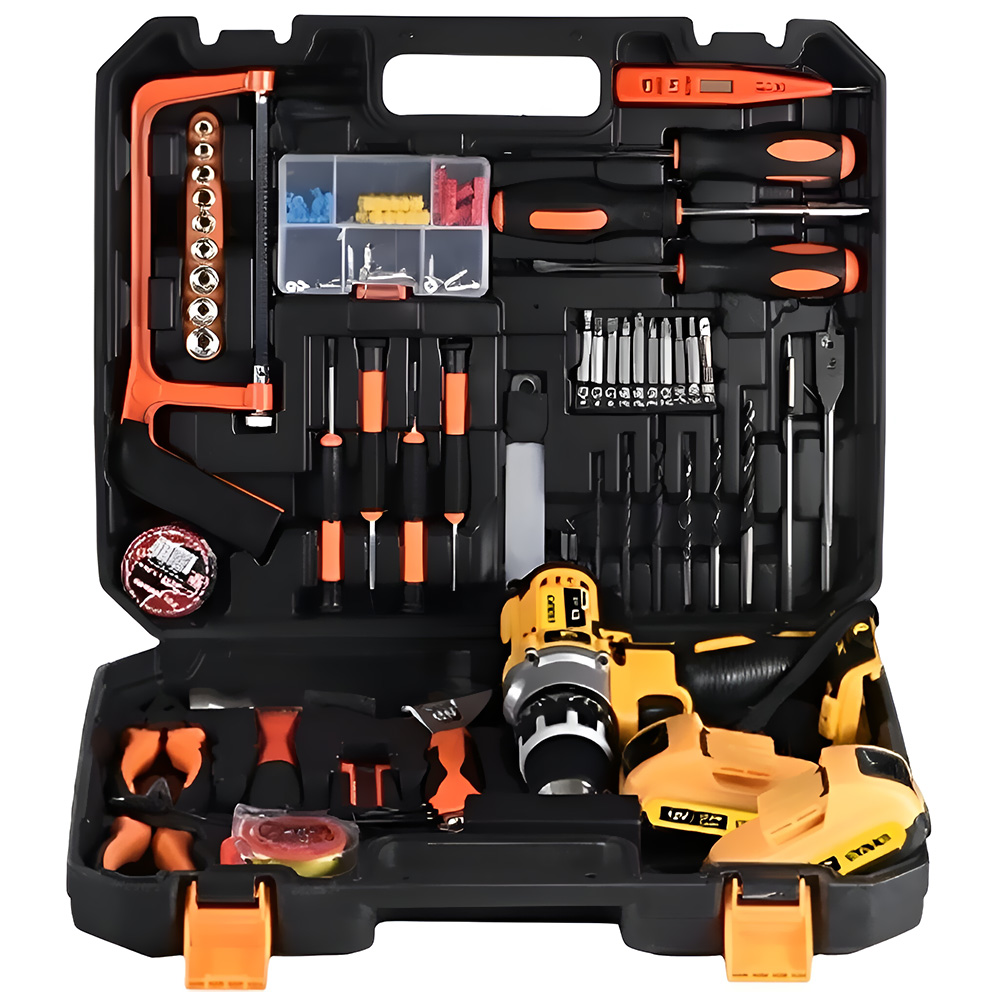 Parafusadeira Sem Fio Satellite A-TK883 / 12V - Preto (Kit)