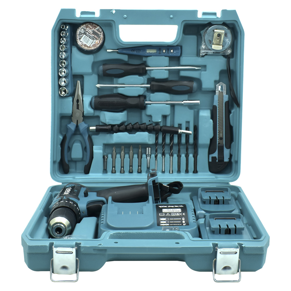 Parafusadeira Sem Fio Satellite A-TK884 / 12V - Verde (Kit)