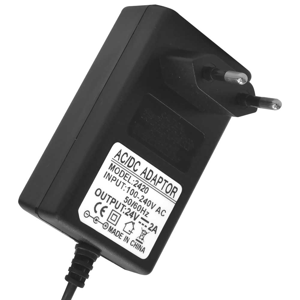 Fonte 2420 AC/DC 24V-2A 110/220V - Preto
