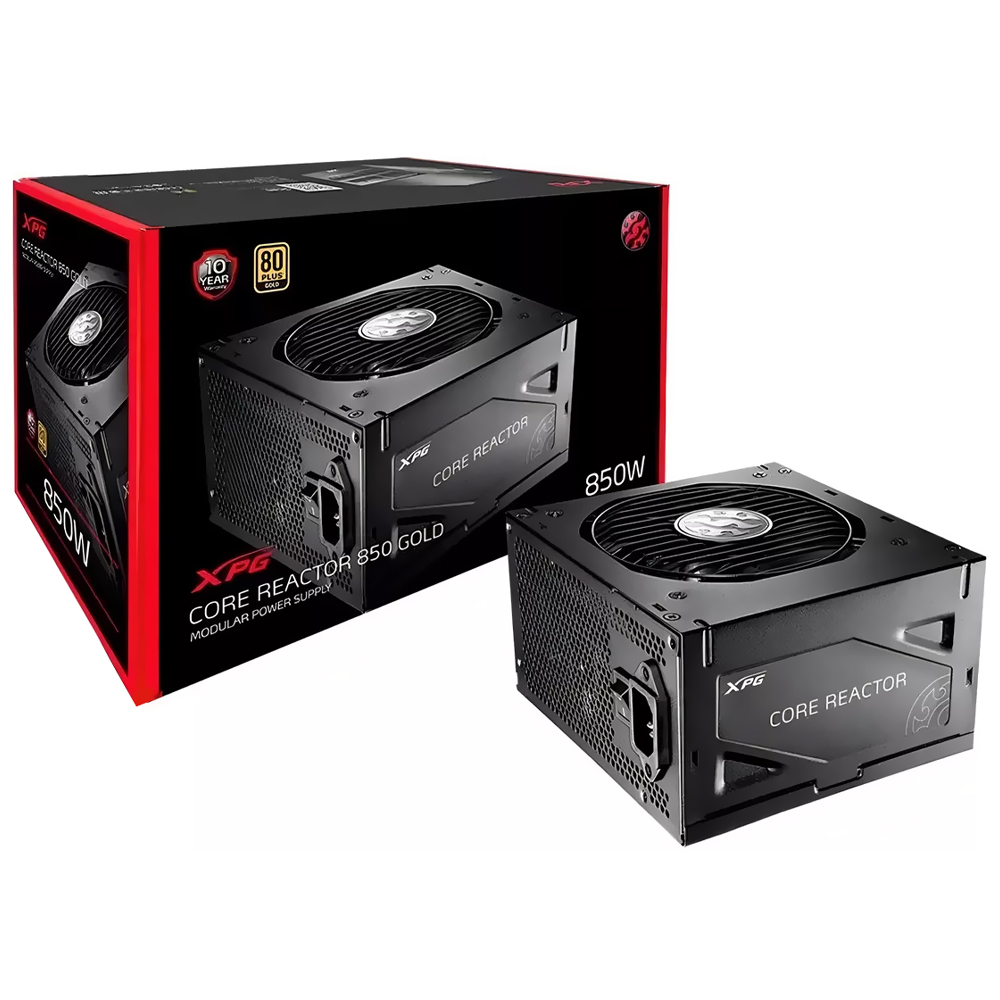 Fonte de Alimentação ADATA XPG Core Reactor 850W ATX / Modular / 80 Plus Gold