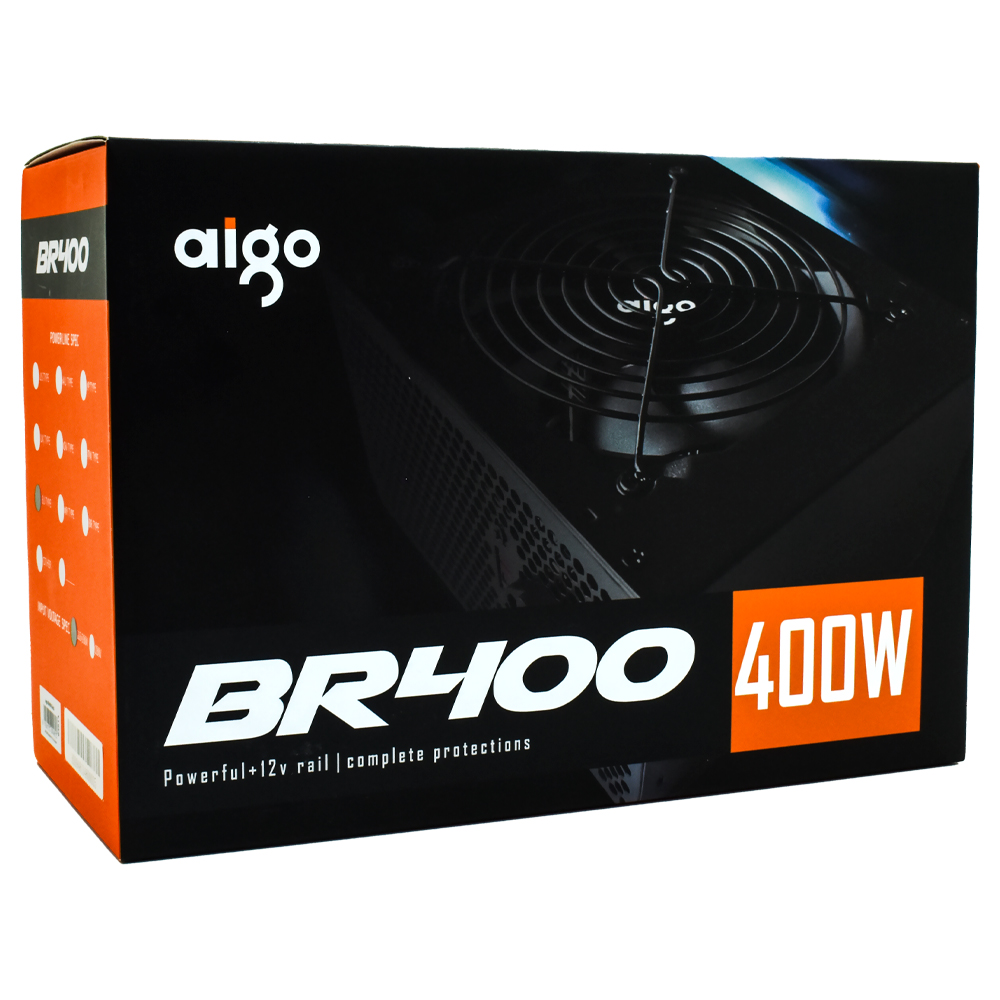 Fonte de Alimentação Aigo BR400 Real 400W ATX / Não Modular