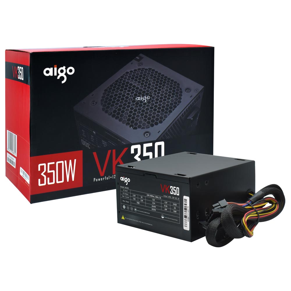 Fonte de Alimentação Aigo VK350 350W ATX / Não Modular