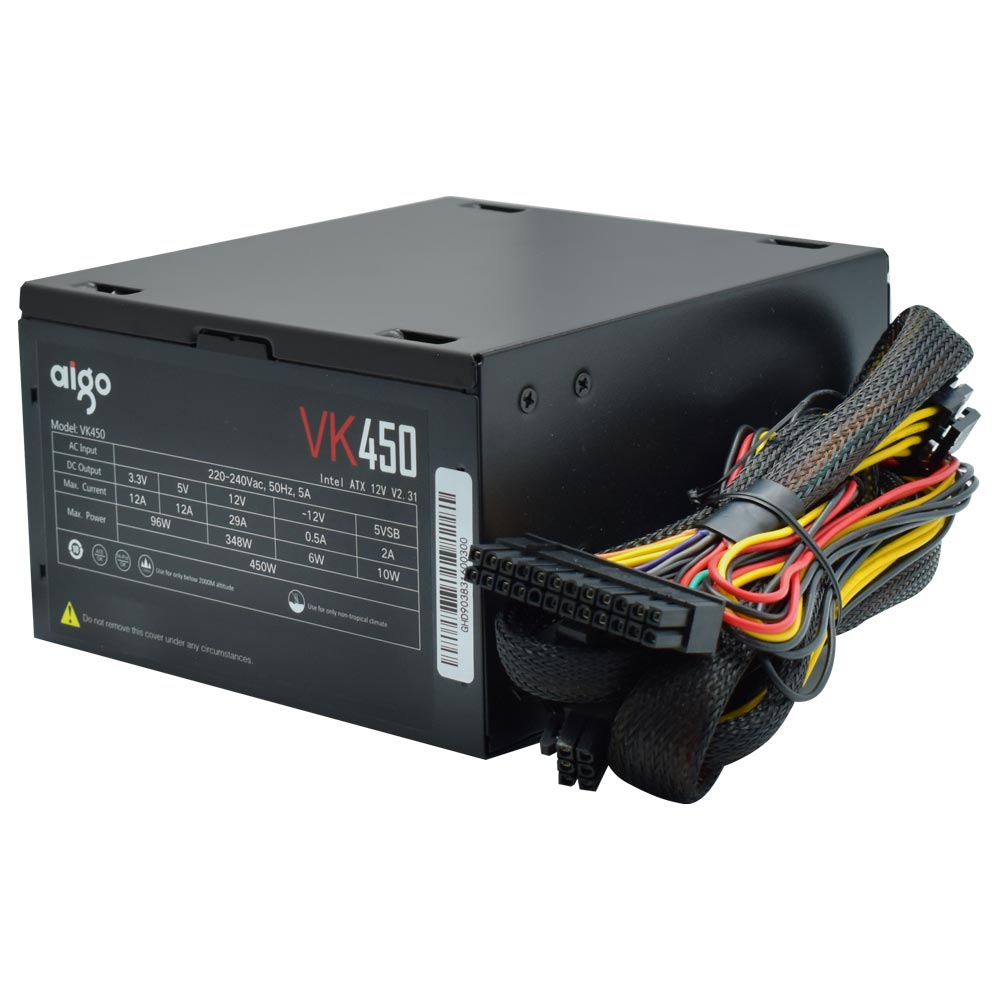 Fonte de Alimentação Aigo VK450 450W ATX / Não Modular