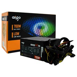 Fonte de Alimentação Aigo Warrior AK700 700W ATX / Não Modular / RGB