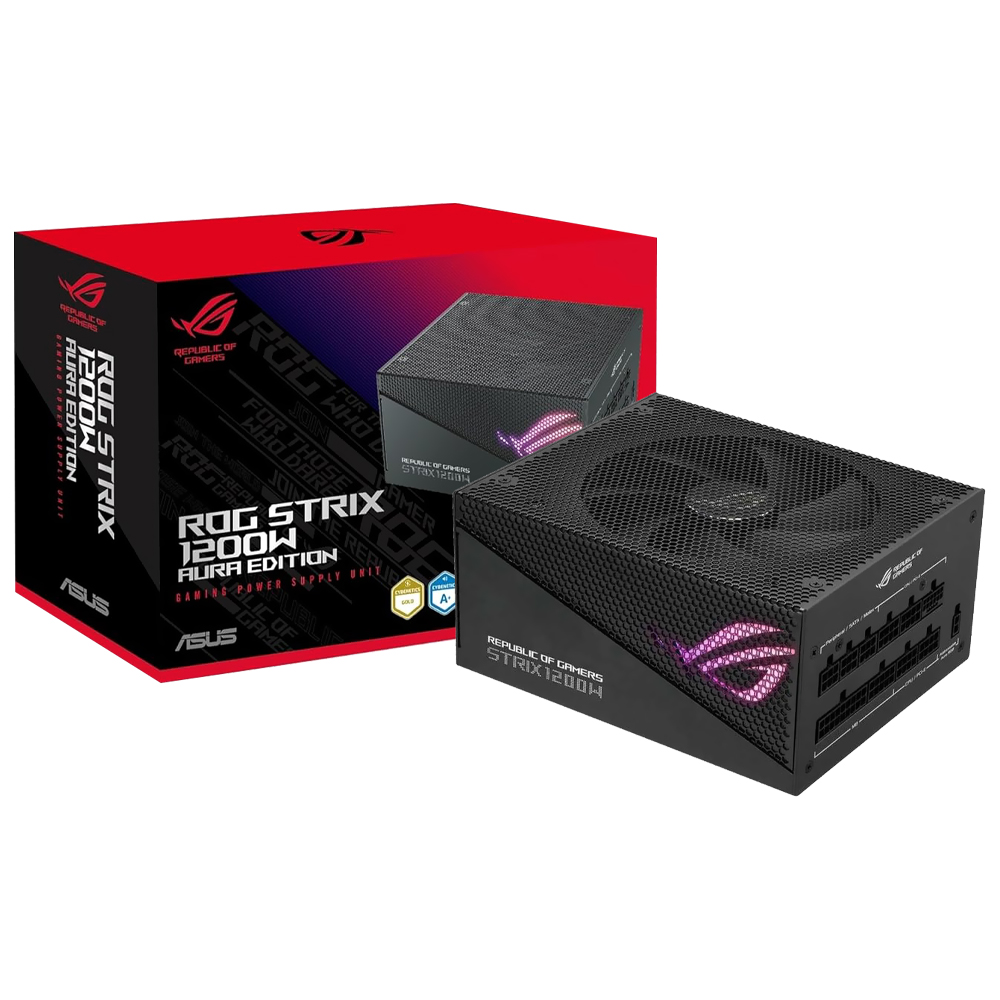 Fonte de Alimentação ASUS Rog Strix 1200G Aura Edition 1200W ATX / Modular / 80 Plus Gold