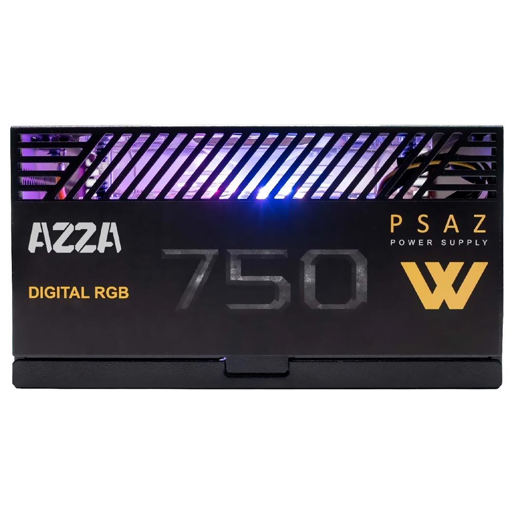 Fonte de Alimentação AZZA PSAZ 750W ATX / Não Modular / 80 Plus Bronze / RGB 