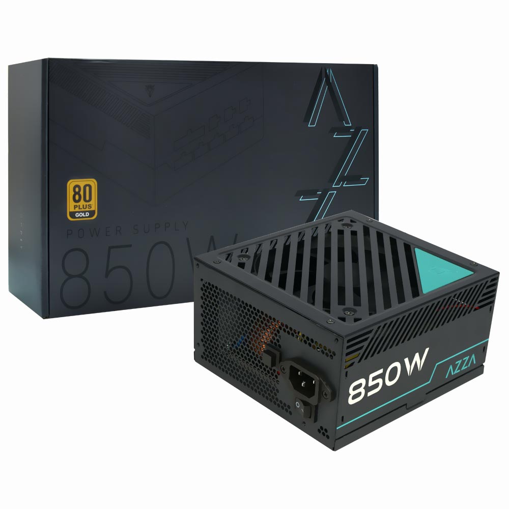 Fonte de Alimentação AZZA PSAZ-850G14 850W ATX / Modular / 80 Plus Gold