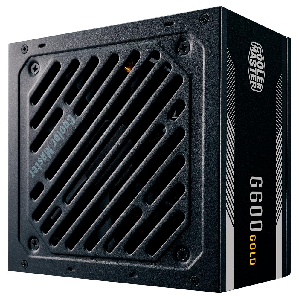 Fonte de Alimentação Cooler Master G600 600W ATX / Não Modular / 80 Plus Gold - MPW-6001-ACAAG-U2