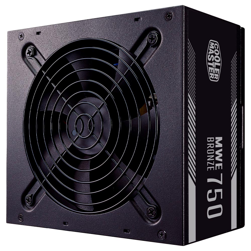 Fonte de Alimentação Cooler Master MWE 750W ATX / Não Modular / 80 Plus Bronze - MPE-7501-ACAAB-US