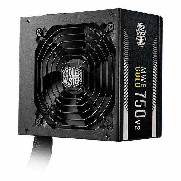 Fonte de Alimentação Cooler Master MWE V2 750W ATX /  Não Modular / 80 Plus Gold - MPE-7501-ACAAG-U2