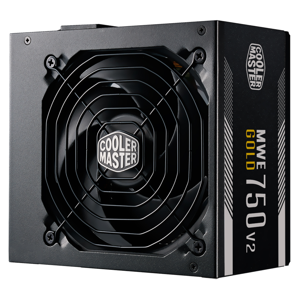 Fonte de Alimentação Cooler Master MWE V2 750W ATX /  Não Modular / 80 Plus Gold - MPE-7501-ACAAG-U2