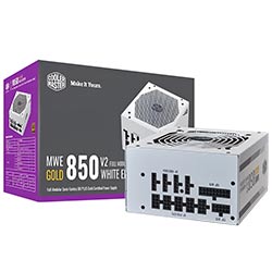 Fonte de Alimentação Cooler Master MWE V2 White Edition 850W / Modular / 80 Plus Gold - MPE-8501-AFAAG-GU2