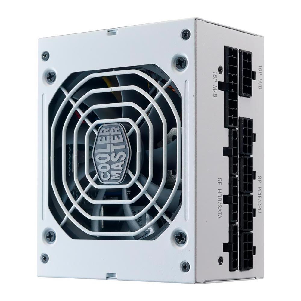 Fonte de Alimentação Cooler Master V750 SFX Gold White Edition 750W SFX / Modular / 80 Plus Gold - MPY-7501-SFHAGV-WU