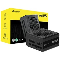 Fonte de Alimentação Corsair RM1000E 1000W ATX / Modular / Cybenetics Platinum - CP-9020297-NA (ATX 3.1)