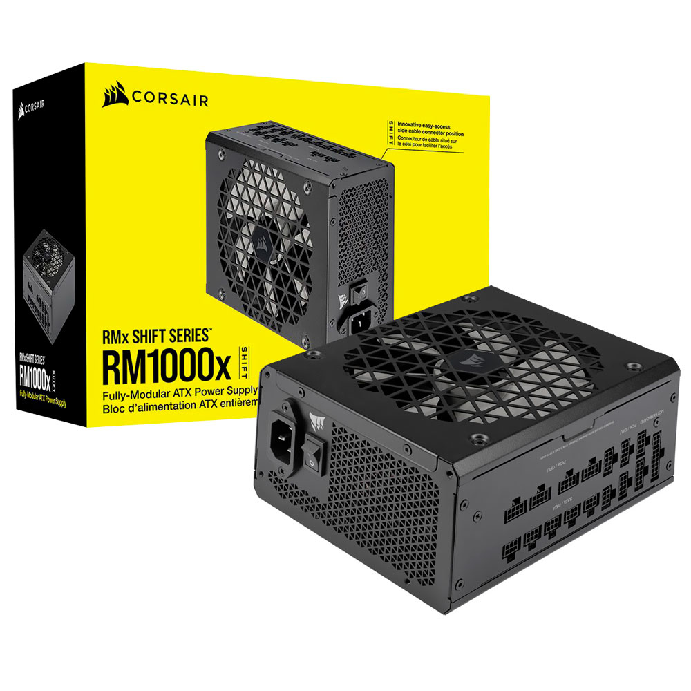 Fonte de Alimentação Corsair RM1000X Shift 1000W ATX / Modular 80 Plus Gold - CP-9020253-BR