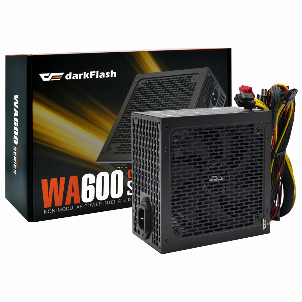 Fonte de Alimentação darkFlash WA600 Warcraft Series 600W ATX / Não Modular