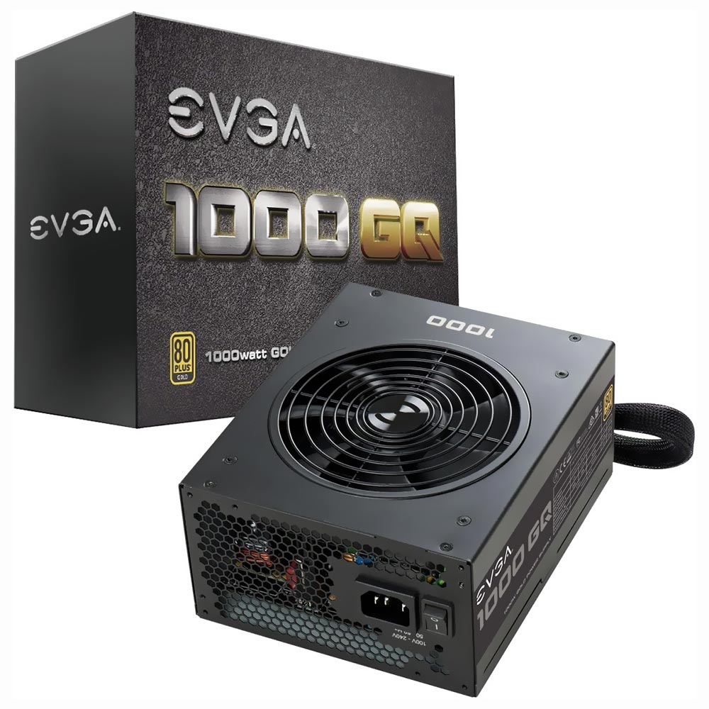 Fonte de Alimentação EVGA GQ 1000W ATX / Semi Modular / 80 Plus Gold - 210-GQ-1000-V1 