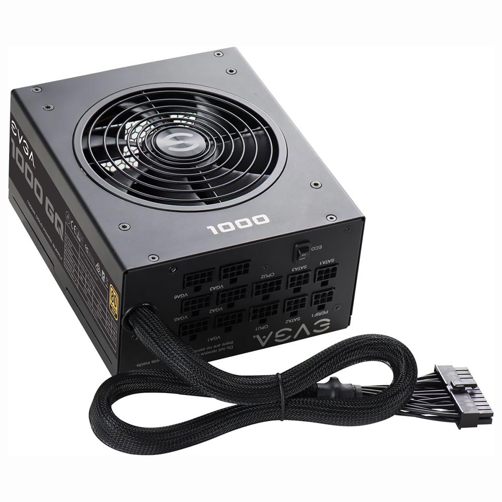 Fonte de Alimentação EVGA GQ 1000W ATX / Semi Modular / 80 Plus Gold - 210-GQ-1000-V1 