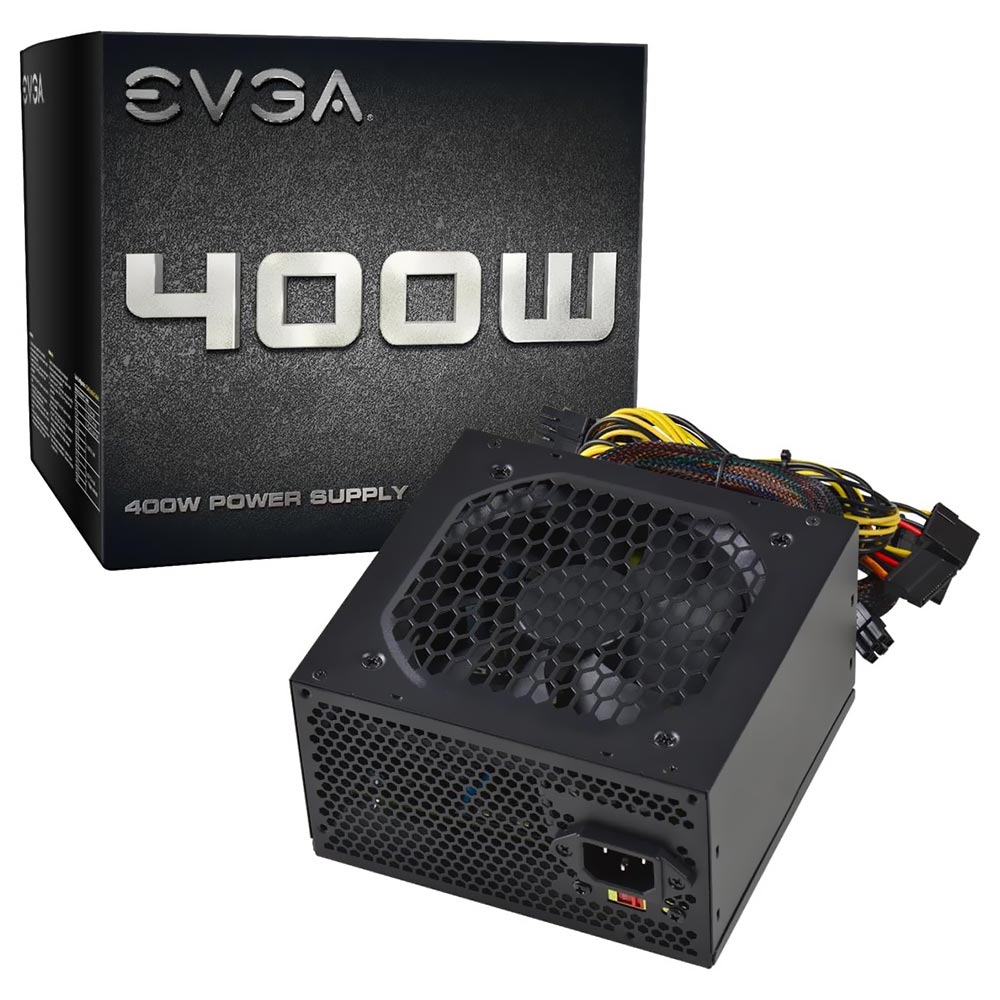 Fonte de Alimentação EVGA N1 400W ATX / Não Modular - 100-N1-0400-L1