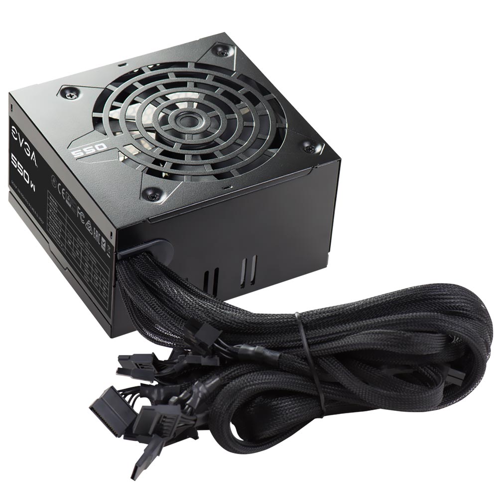 Fonte de Alimentação EVGA N1 550W ATX / Não Modular - 100-N1-0550-L1