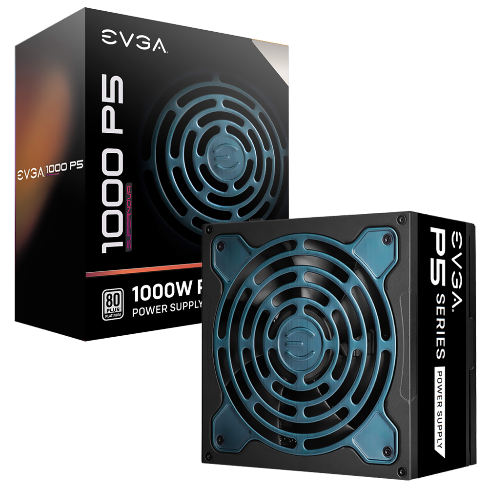 Fonte de Alimentação EVGA Supernova P5 1000W ATX / Modular / 80 Plus Platinum - 220-P5-1000-X1