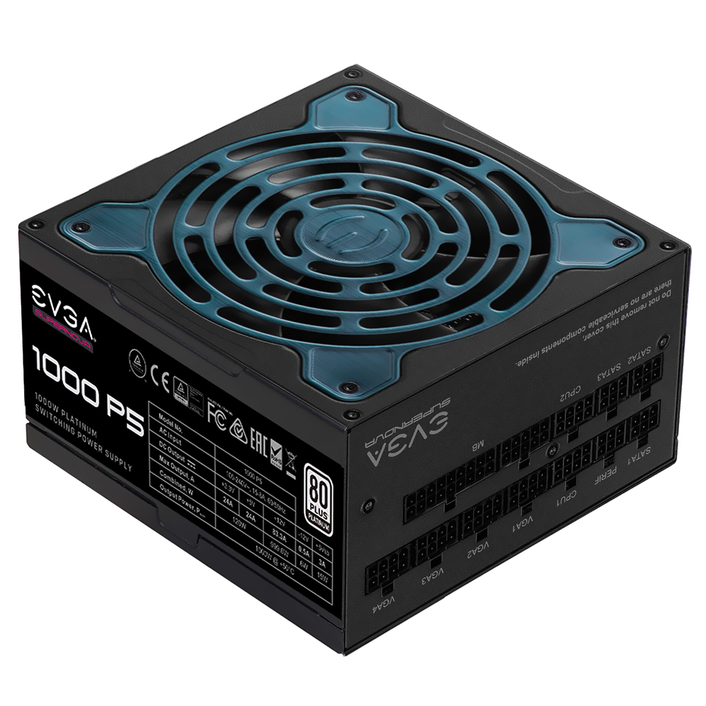 Fonte de Alimentação EVGA Supernova P5 1000W ATX / Modular / 80 Plus Platinum - 220-P5-1000-X1