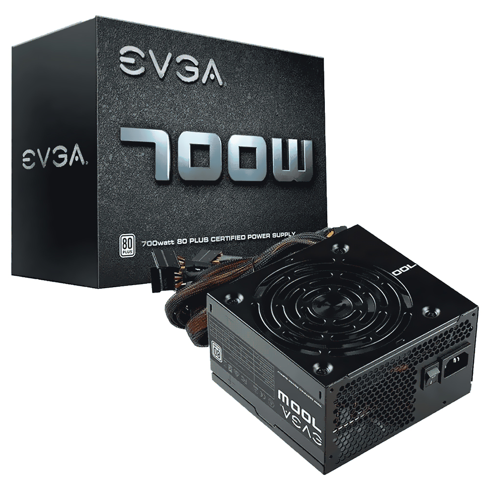 Fonte de Alimentação EVGA W1 700W ATX / Não Modular / 80 Plus White - 100-W1-0700-K1