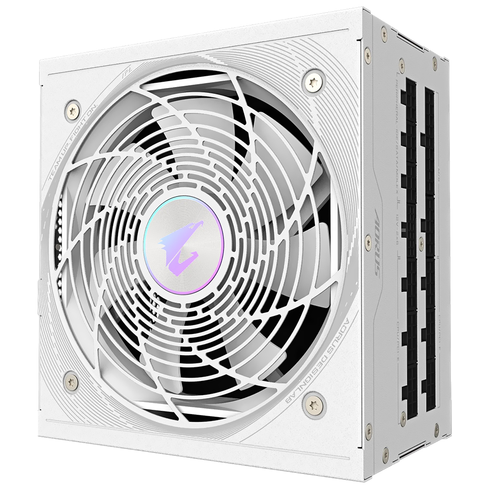 Fonte de Alimentação Gigabyte AORUS Elite GP-AE1000PM PG5 Ice 1000W ATX 3.1 / Modular / 80 Plus Platinum / Bivolt
