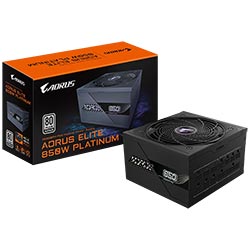Fonte de Alimentação Gigabyte AORUS Elite GP-AE850PM PG5 850W ATX 3.1 / Modular / 80 Plus Platinum / Bivolt