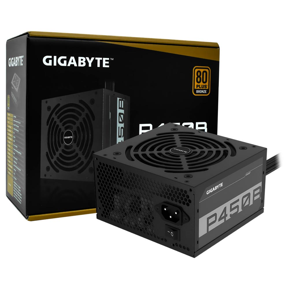 Fonte de Alimentação Gigabyte GP-P450B 450W ATX / Não Modular / 80 Plus Bronze