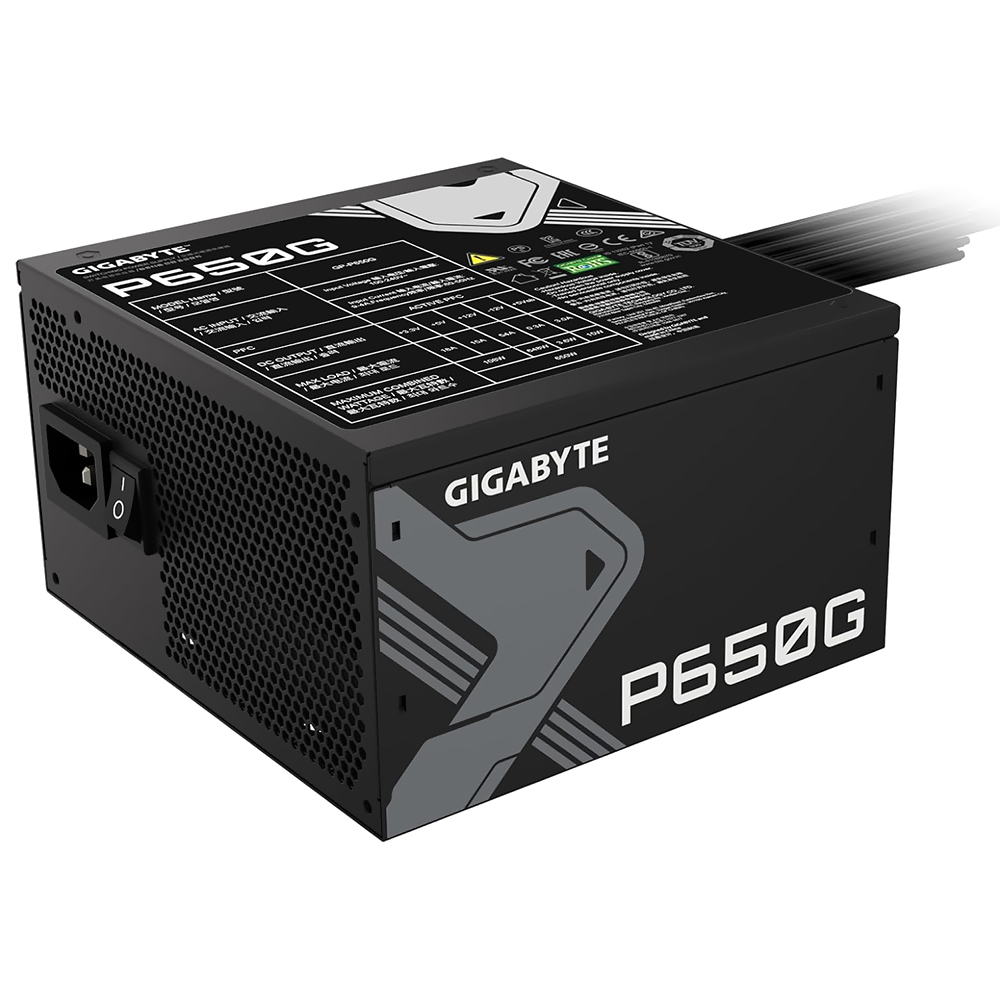 Fonte de Alimentação Gigabyte GP-P650G 650W ATX / Não Modular / 80 Plus Gold