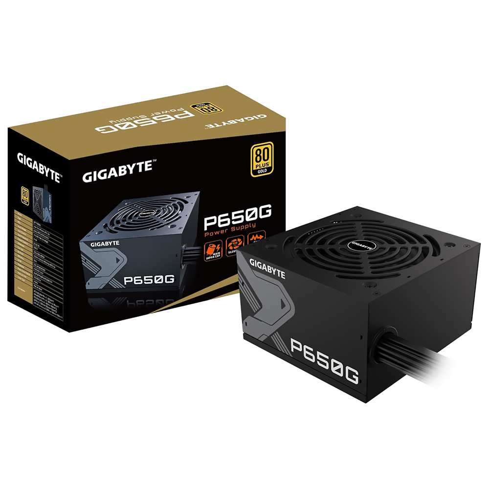 Fonte de Alimentação Gigabyte GP-P650G 650W ATX / Não Modular / 80 Plus Gold