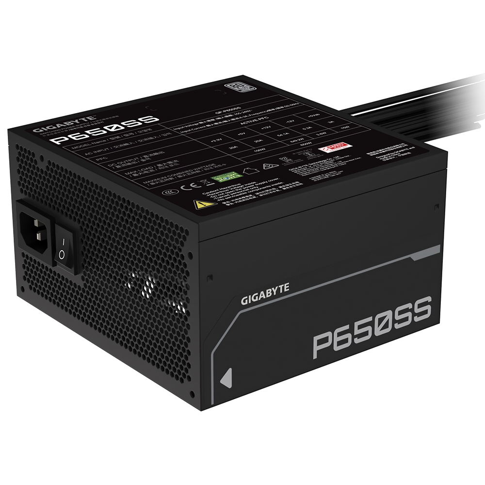 Fonte de Alimentação Gigabyte GP-P650SS 650W ATX / Não Modular / 80 Plus Silver