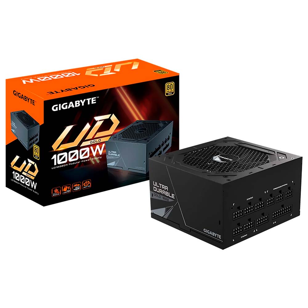 Fonte de Alimentação Gigabyte GP-UD1000GM 1000W ATX / Modular / 80 Plus Gold