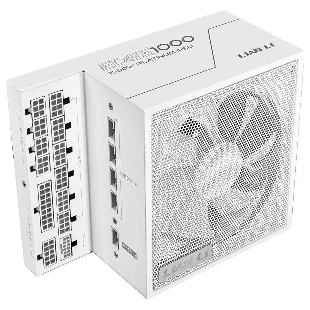 Fonte de Alimentação Lian Li EDGE1000 1000W ATX / Modular / 80 Plus Platinum - Branco