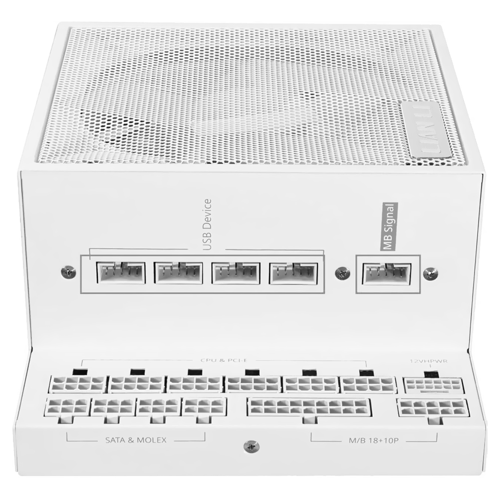 Fonte de Alimentação Lian Li EDGE1000 1000W ATX / Modular / 80 Plus Platinum - Branco