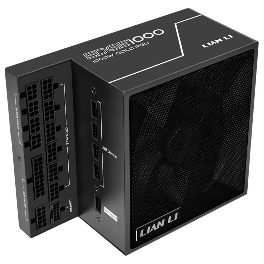 Fonte de Alimentação Lian Li EDGE1000 1000W ATX / Modular / 80 Plus Platinum - Preto
