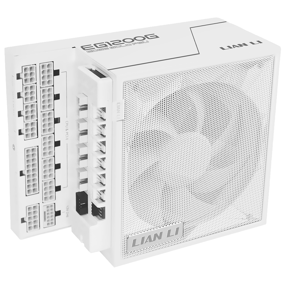 Fonte de Alimentação Lian Li EG1200G 1200W ATX / Modular / 80 Plus Gold - Branco