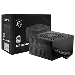 Fonte de Alimentação MSI MAG A600DN 600W / Não Modular / 80 Plus White