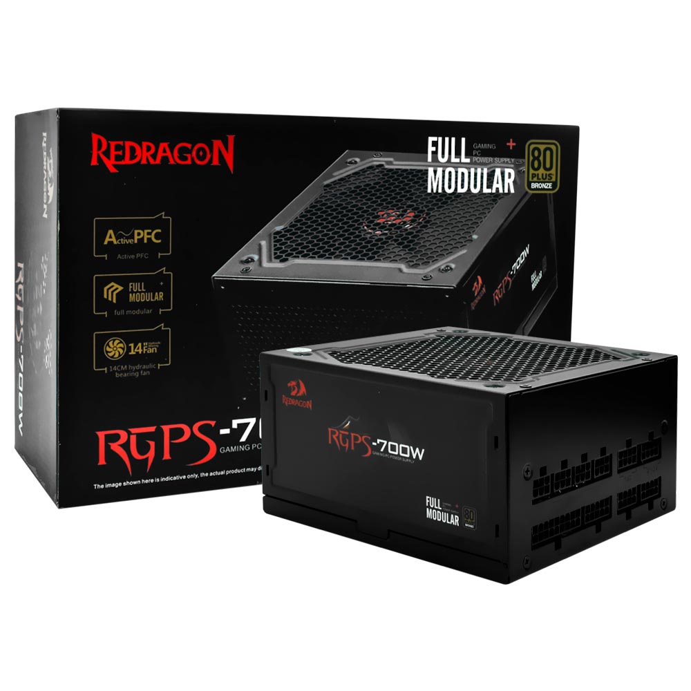 Fonte de Alimentação Redragon GC-PS005 700W ATX / Modular / 80 Plus Bronze