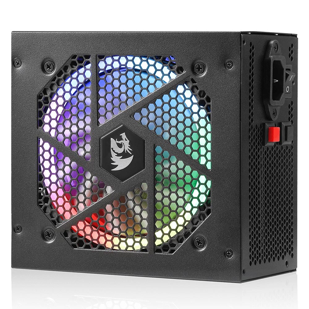 Fonte de Alimentação Redragon GC-PS006-1 750W ATX / Modular / 80 Plus Gold / RGB