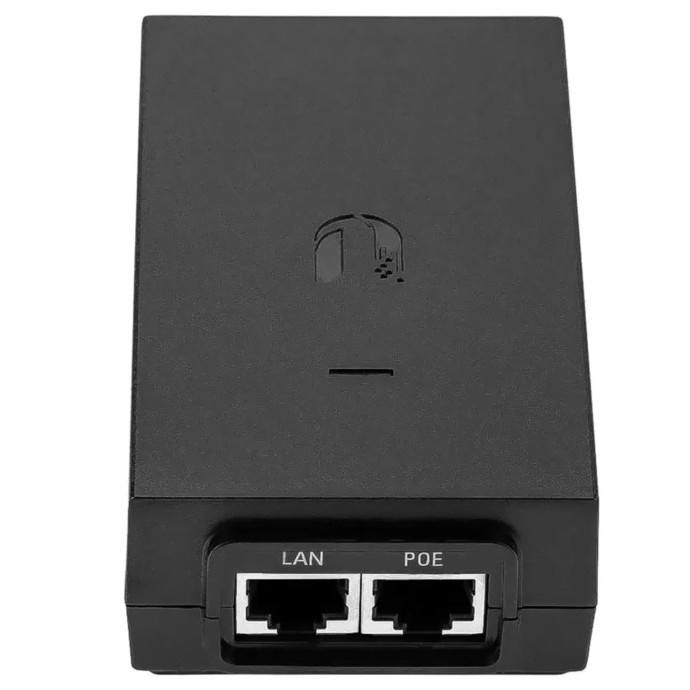 Fonte UBNT POE-48-24W-G Poe Injector 48VDC / 0.5AMP - Preto