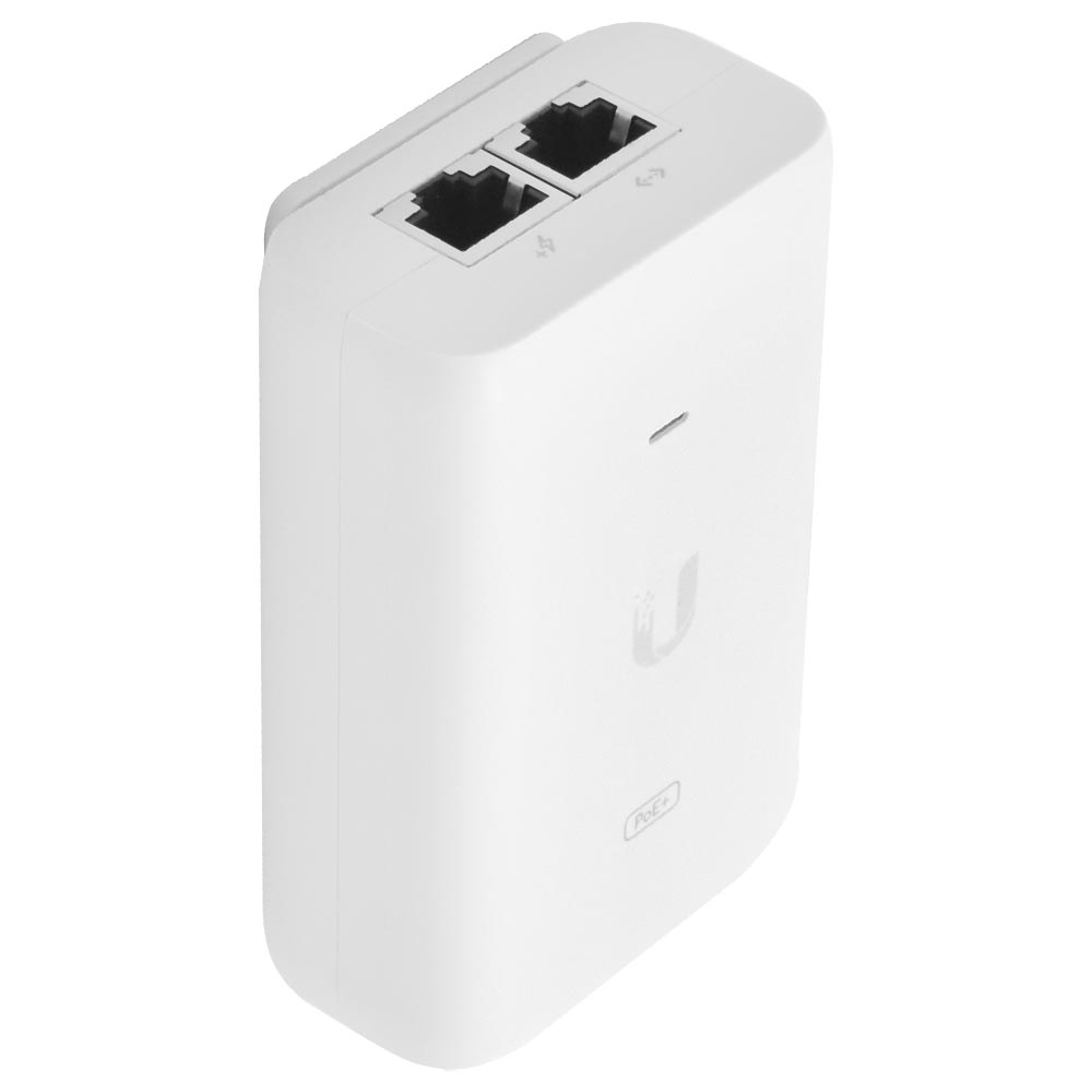 Fonte Ubnt U-POE+-BR  Poe Adaptador Gigabit 48V / 0.65A - Branco