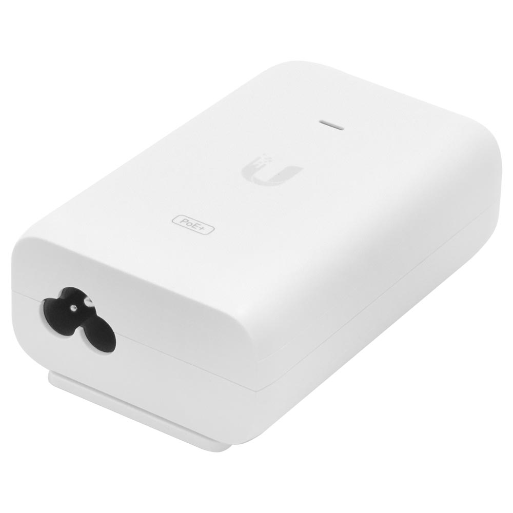 Fonte Ubnt U-POE+-BR  Poe Adaptador Gigabit 48V / 0.65A - Branco