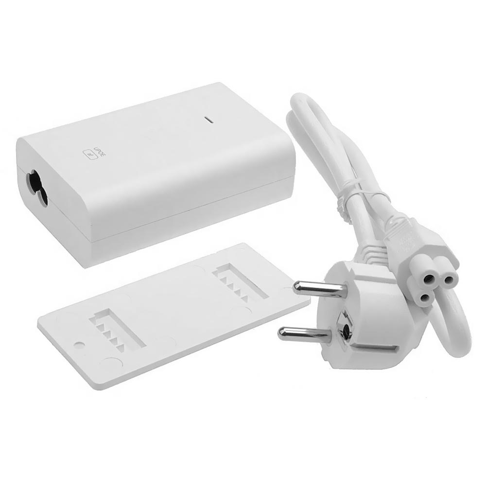 Fonte UBNT U-POE-AF-BR Poe Injector 48V Gigabit / 0.5MP - Branco