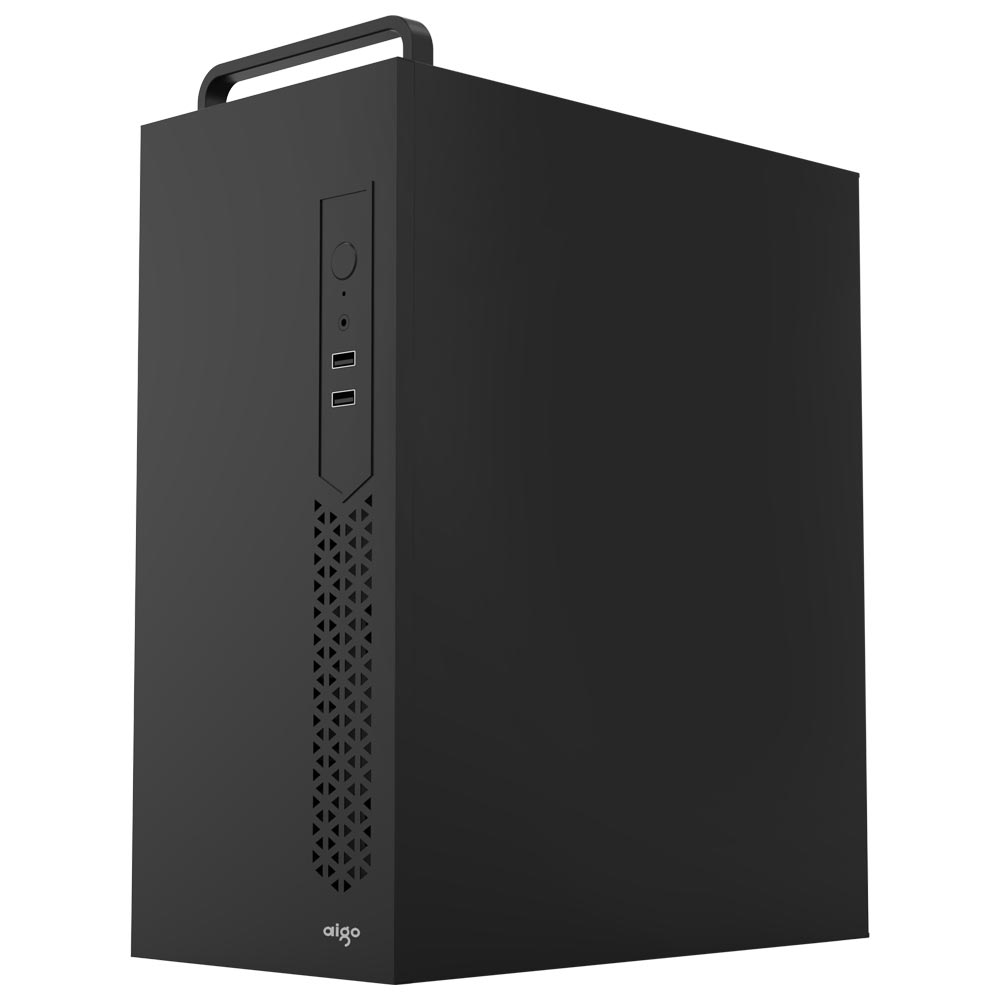 Gabinete Aigo Q16 Mini ATX / 1 Cooler - Preto