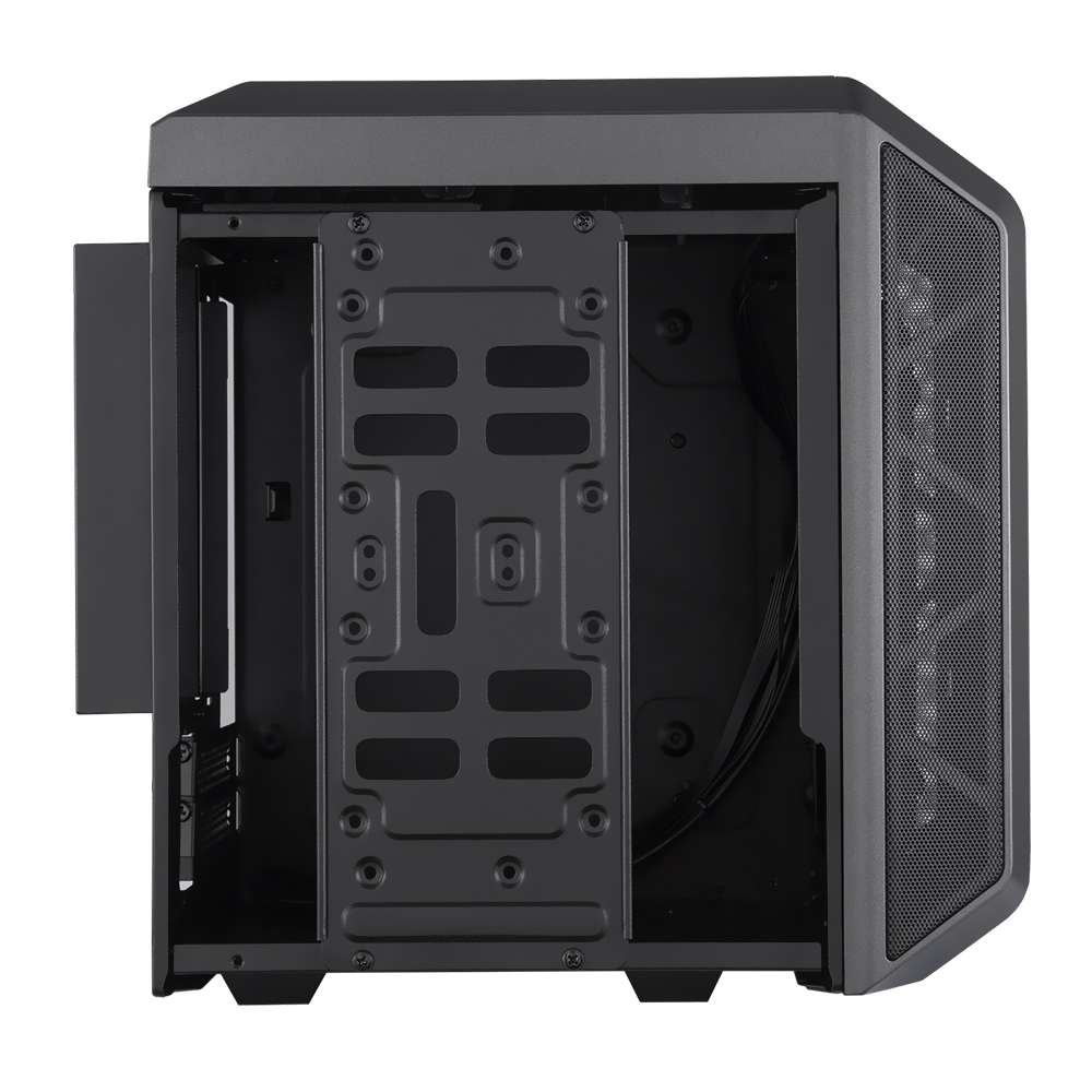 Gabinete Cooler Master MasterCase H100 ARGB Mini ITX / 1 Cooler - Preto / Cinza