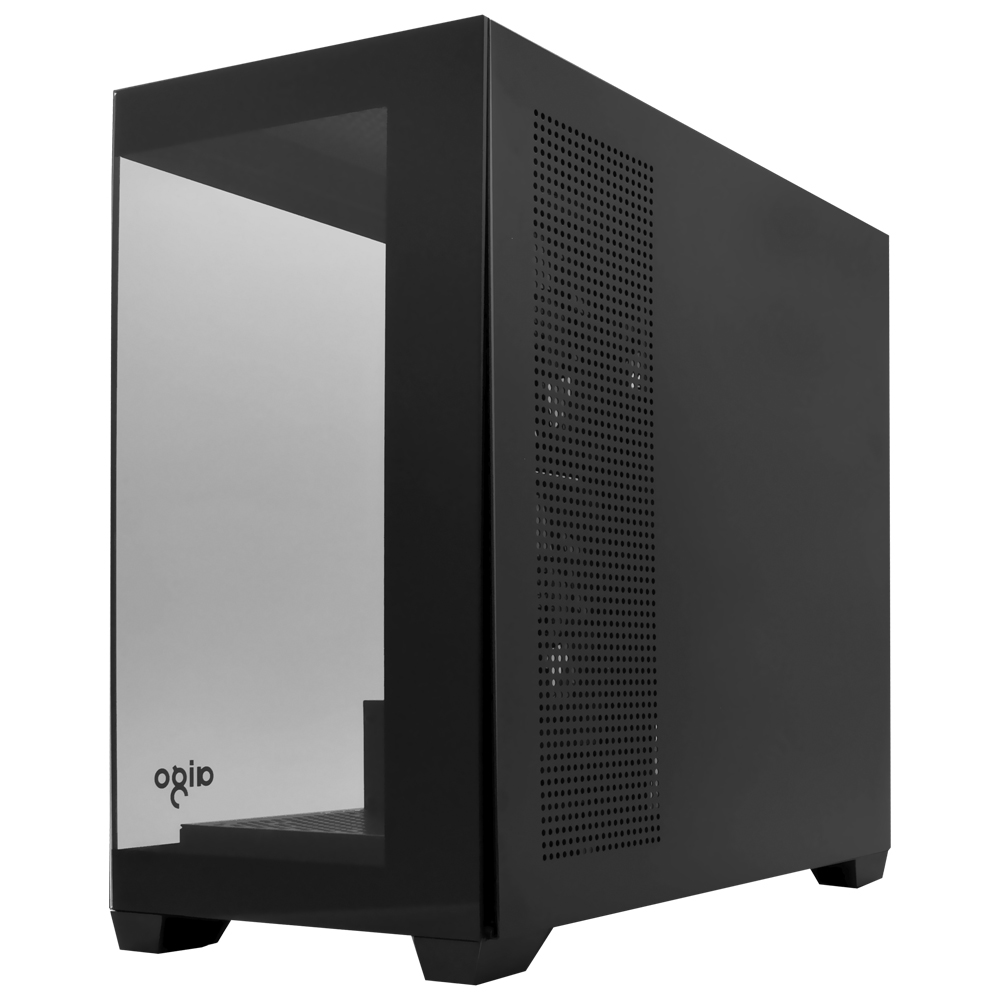 Gabinete Gamer Aigo C218M Micro ATX / 3 Cooler / RGB - Preto
