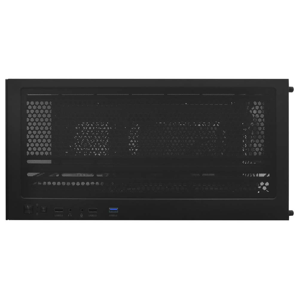 Gabinete Gamer Aigo C218M Micro ATX / 3 Cooler / RGB - Preto