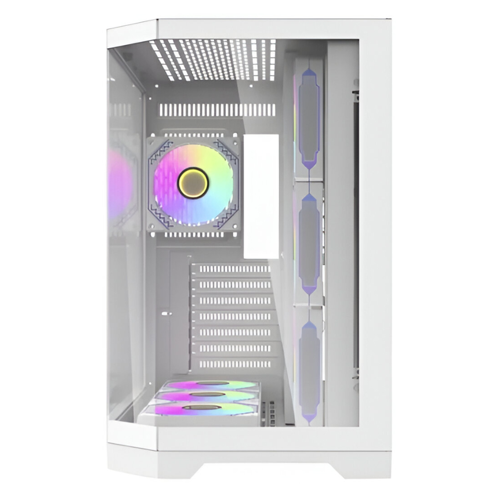 Gabinete Gamer Aigo FT418 Pro Mid Tower / 7 Cooler - Branco